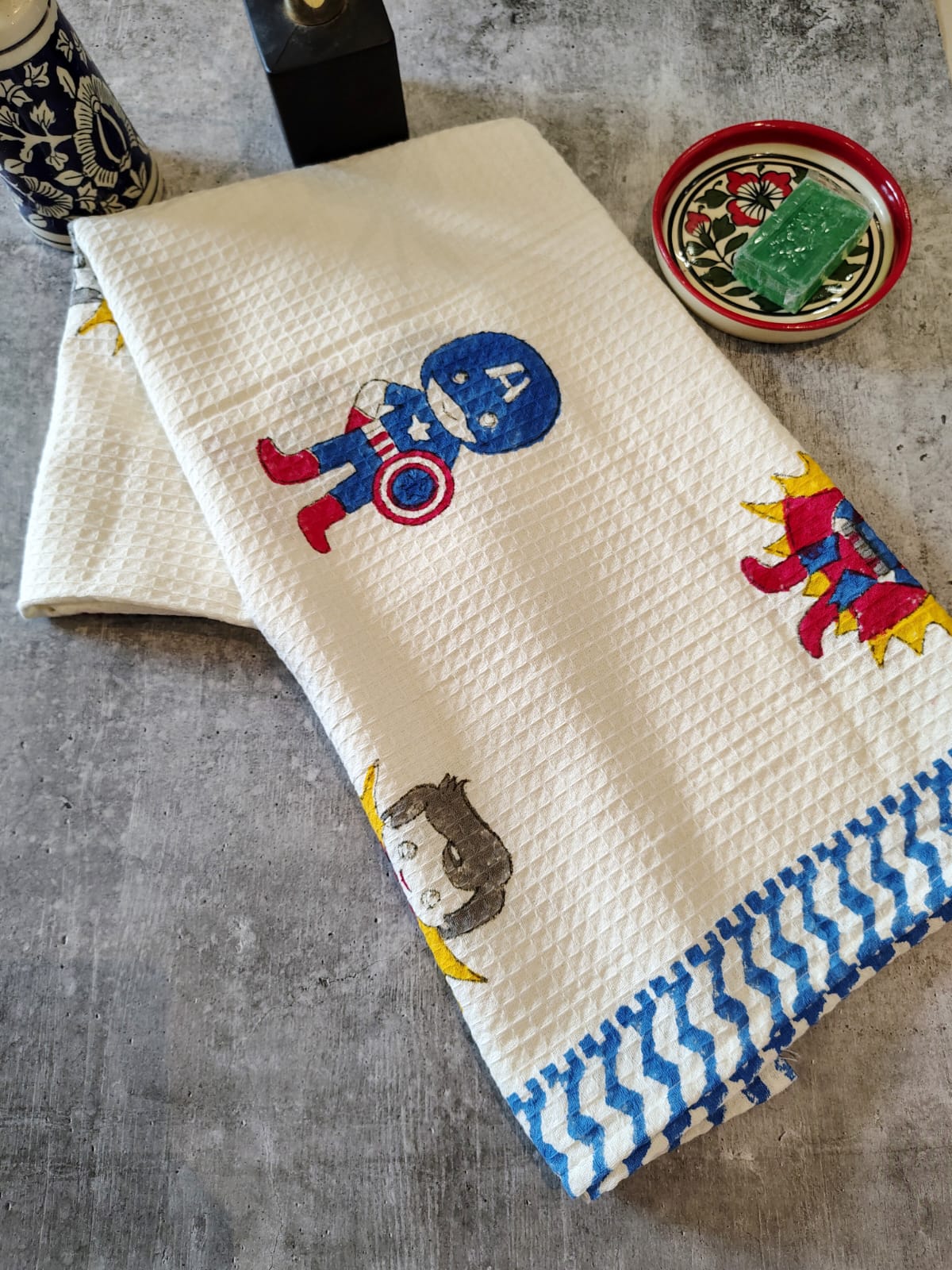 Handblocked Bath Towel
