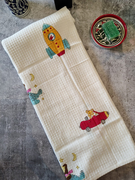 Handblocked Bath Towel