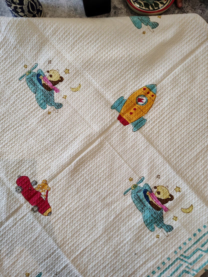 Handblocked Bath Towel