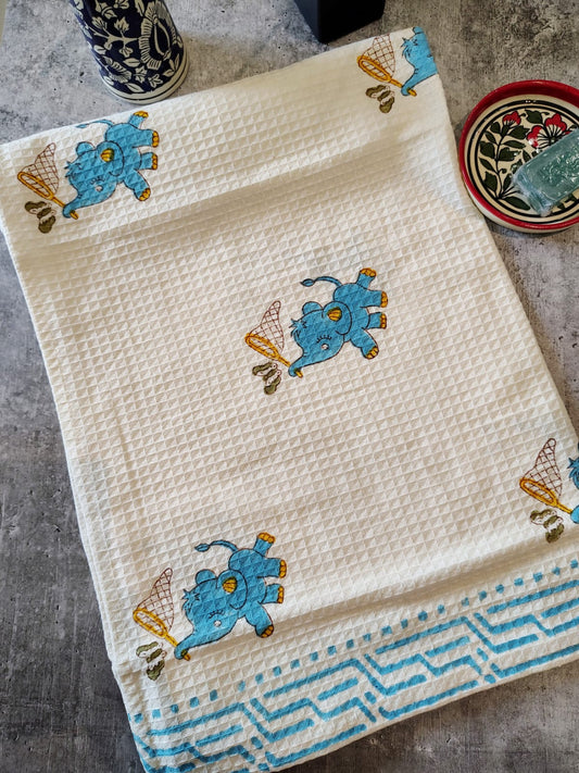 Handblocked Bath Towel