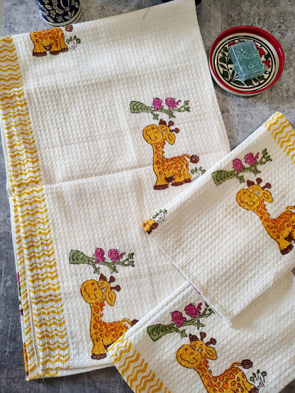 Handblocked Hand Towel