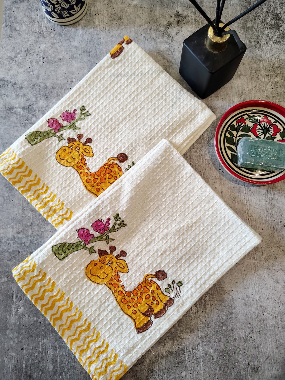 Handblocked Hand Towel