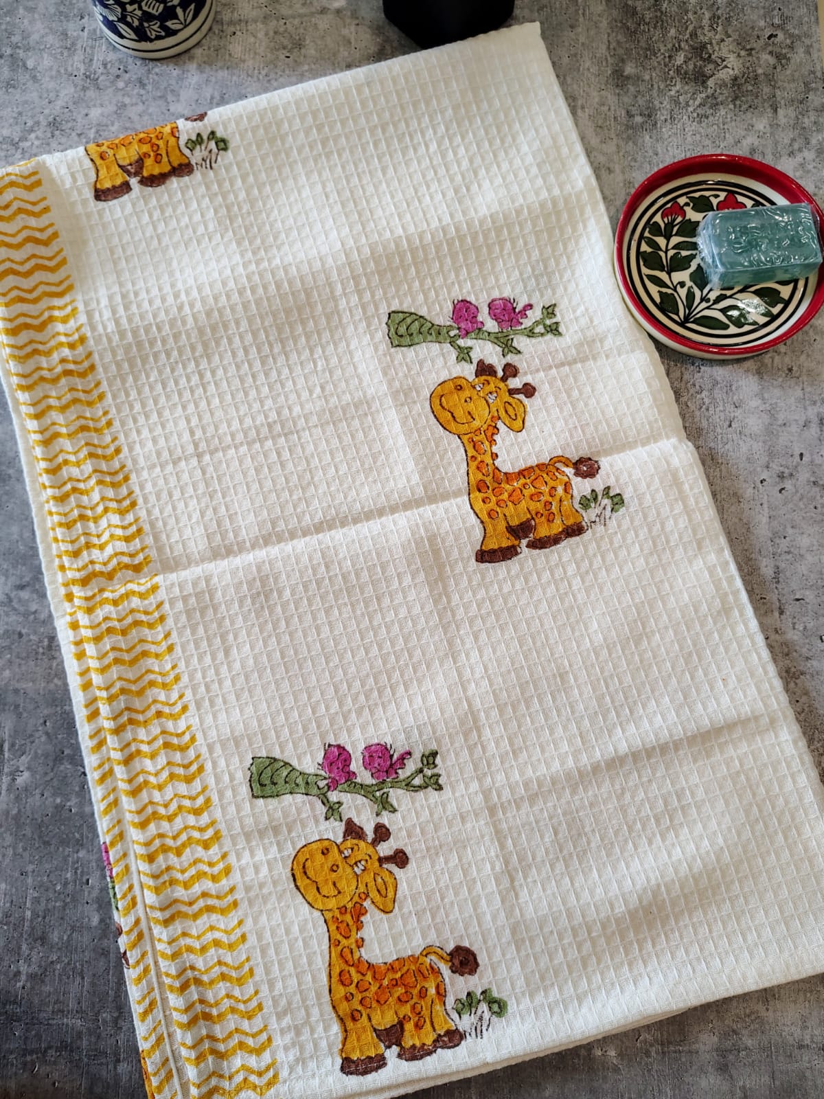 Handblocked Hand Towel