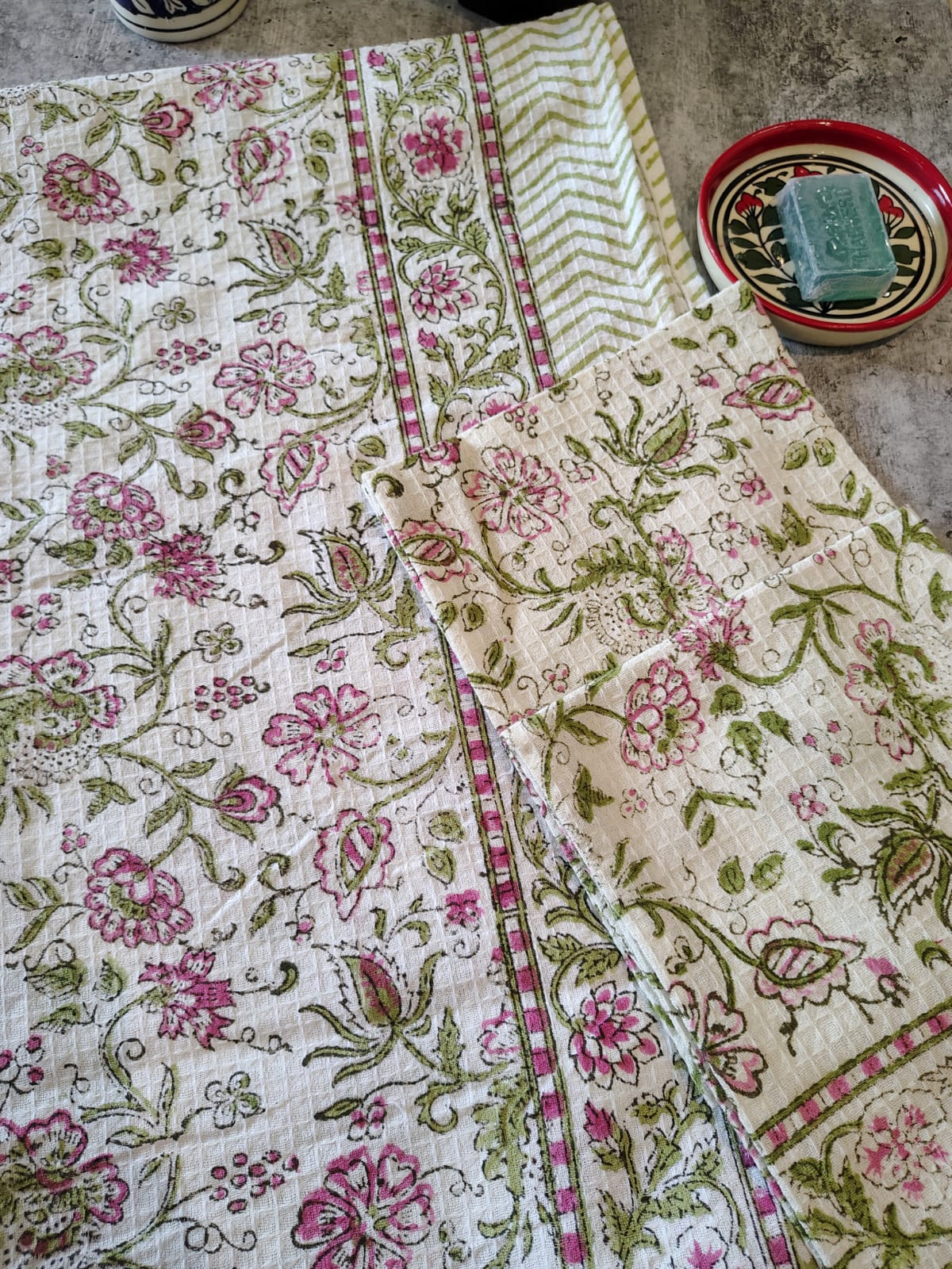 Handblocked Hand Towel