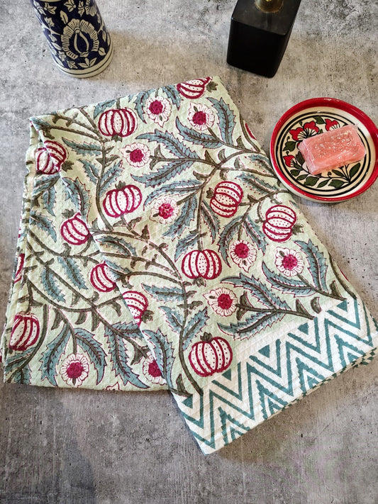 Handblocked Bath Towel