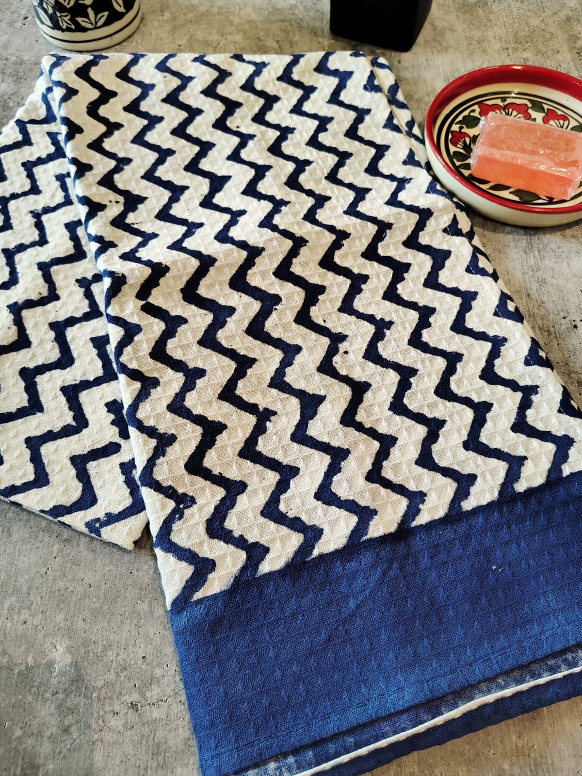 Handblocked Bath Towel