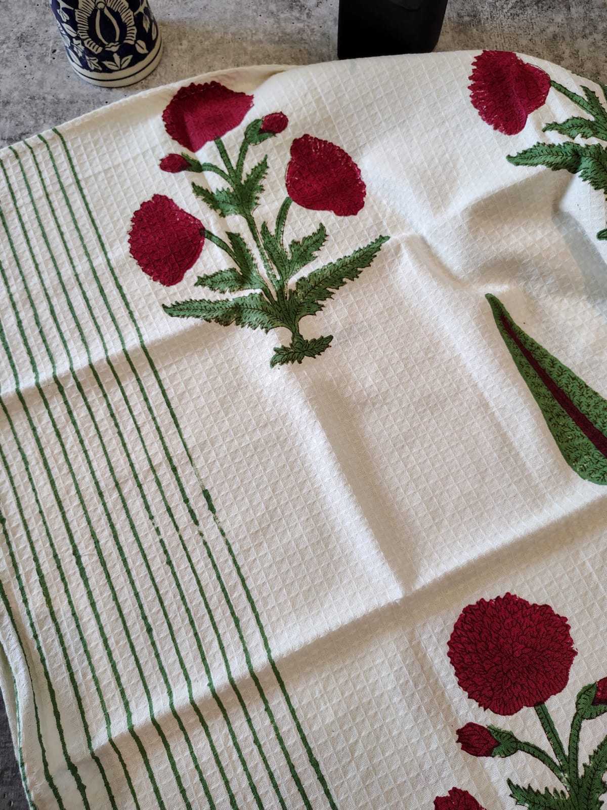 Handblocked Bath Towel