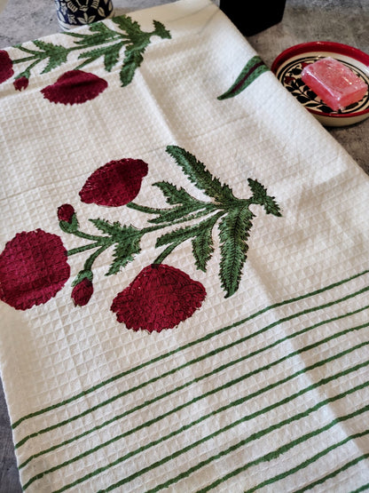 Handblocked Bath Towel