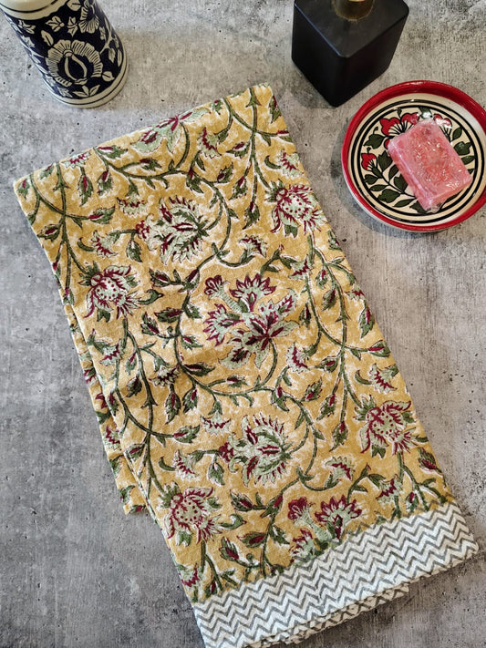 Handblocked Bath Towel