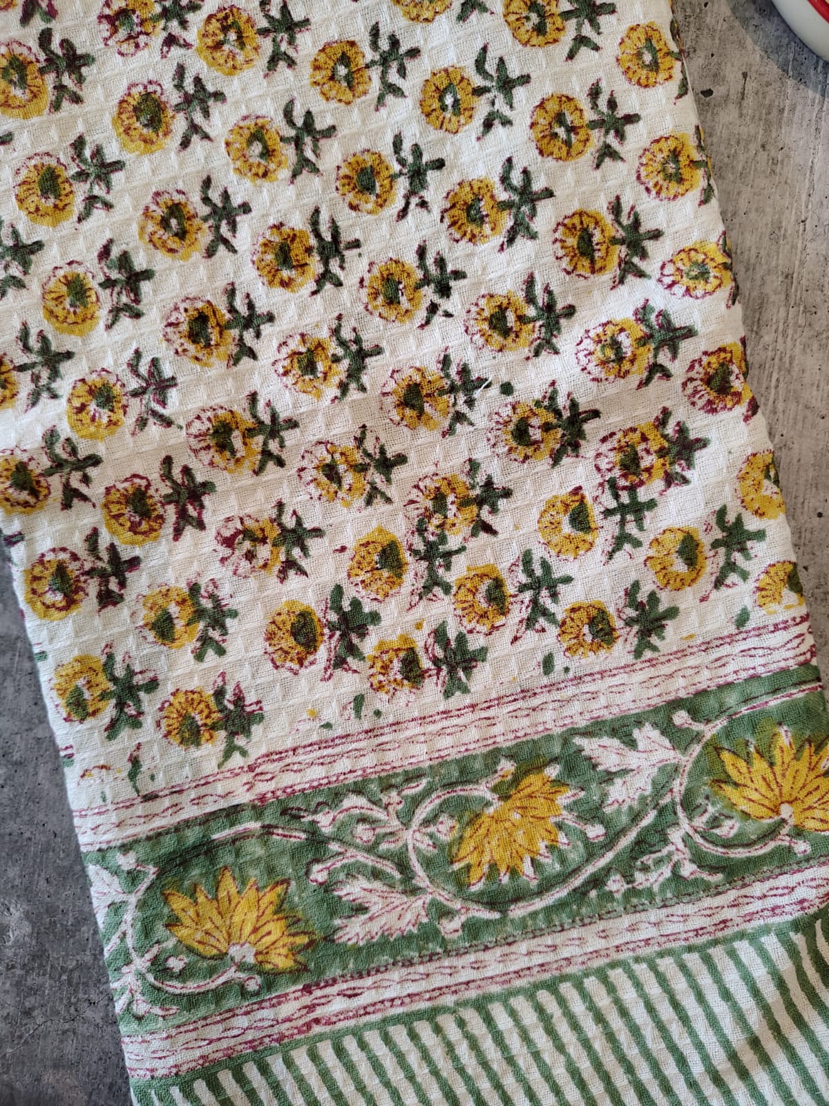 Handblocked Bath Towel