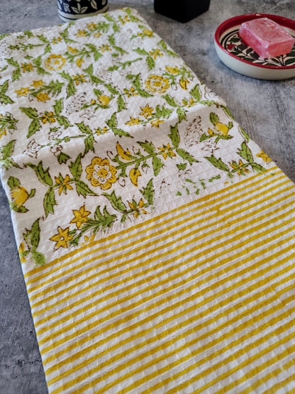 Handblocked Bath Towel