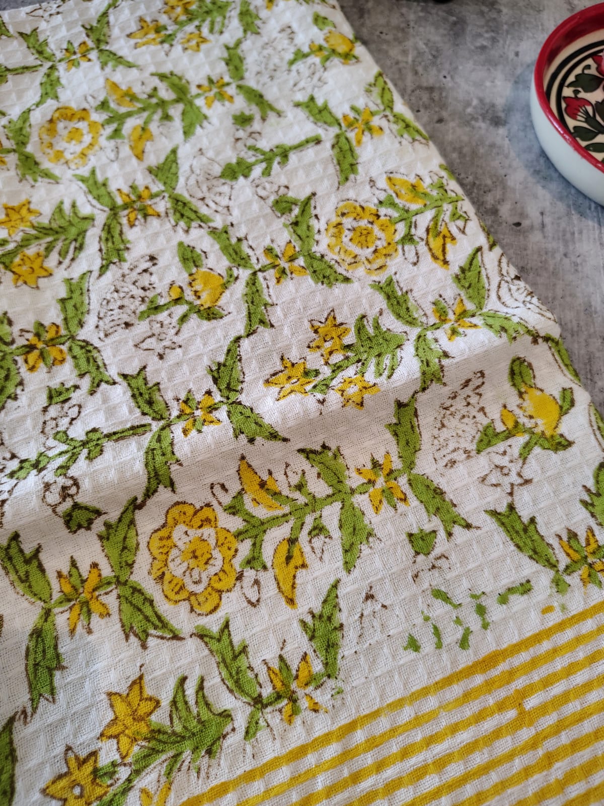 Handblocked Bath Towel