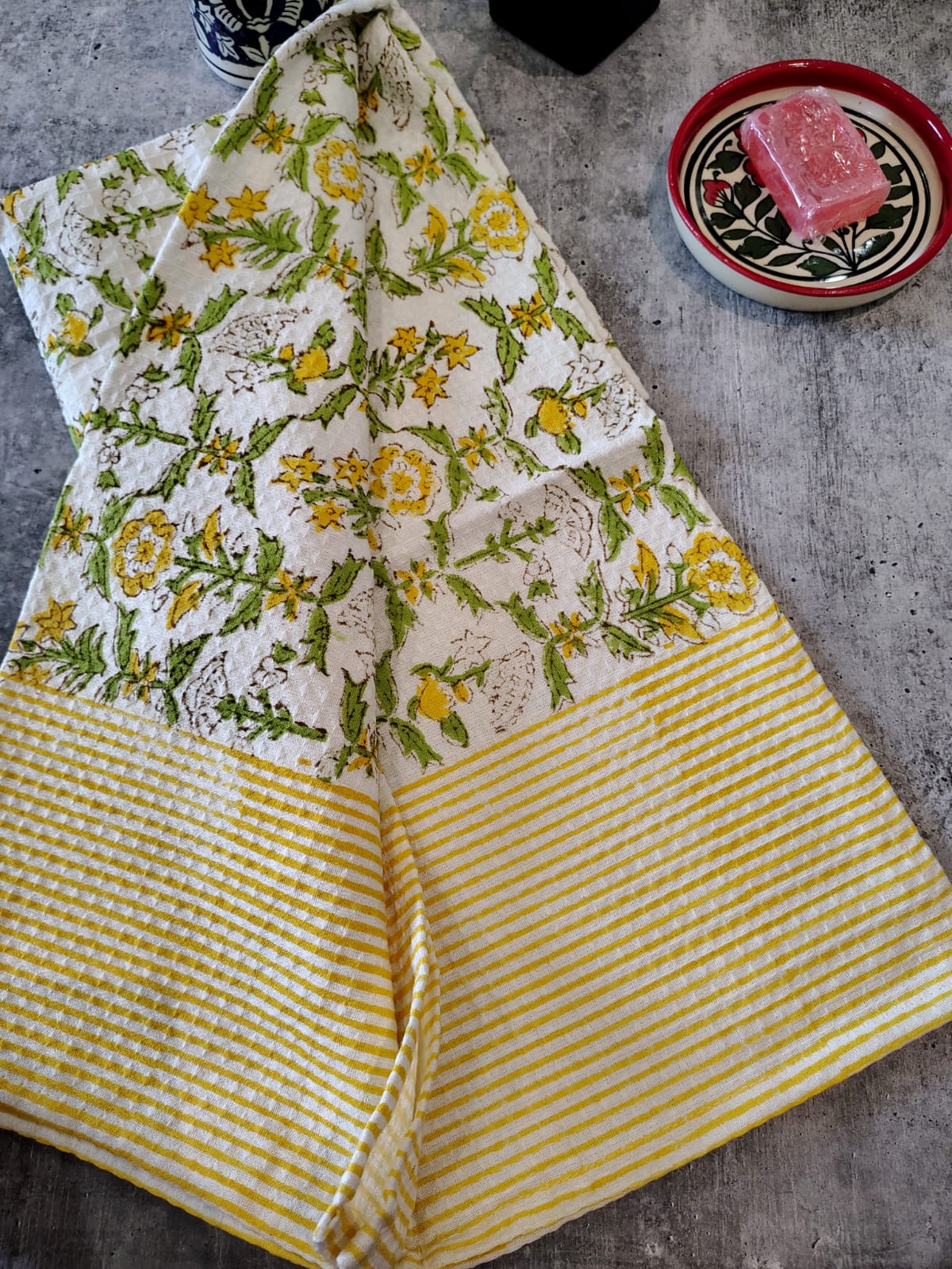 Handblocked Bath Towel