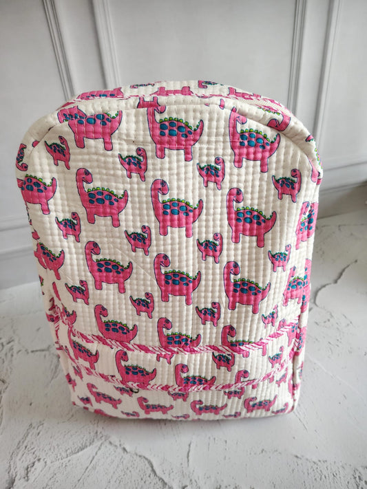 Hand Block Printed Backpack