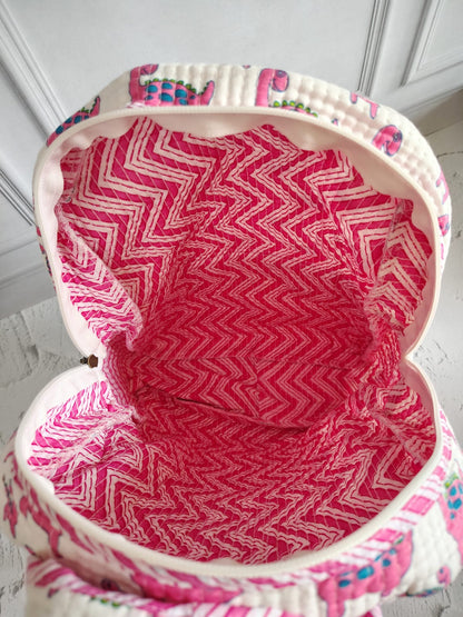 Hand Block Printed Backpack