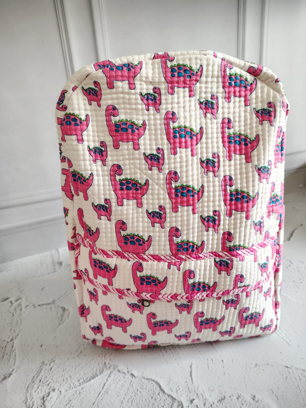 Hand Block Printed Backpack