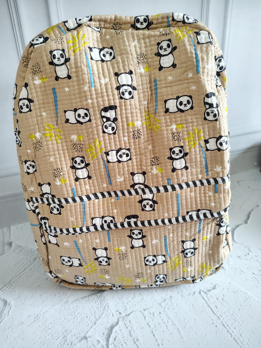 Hand Block Printed Backpack