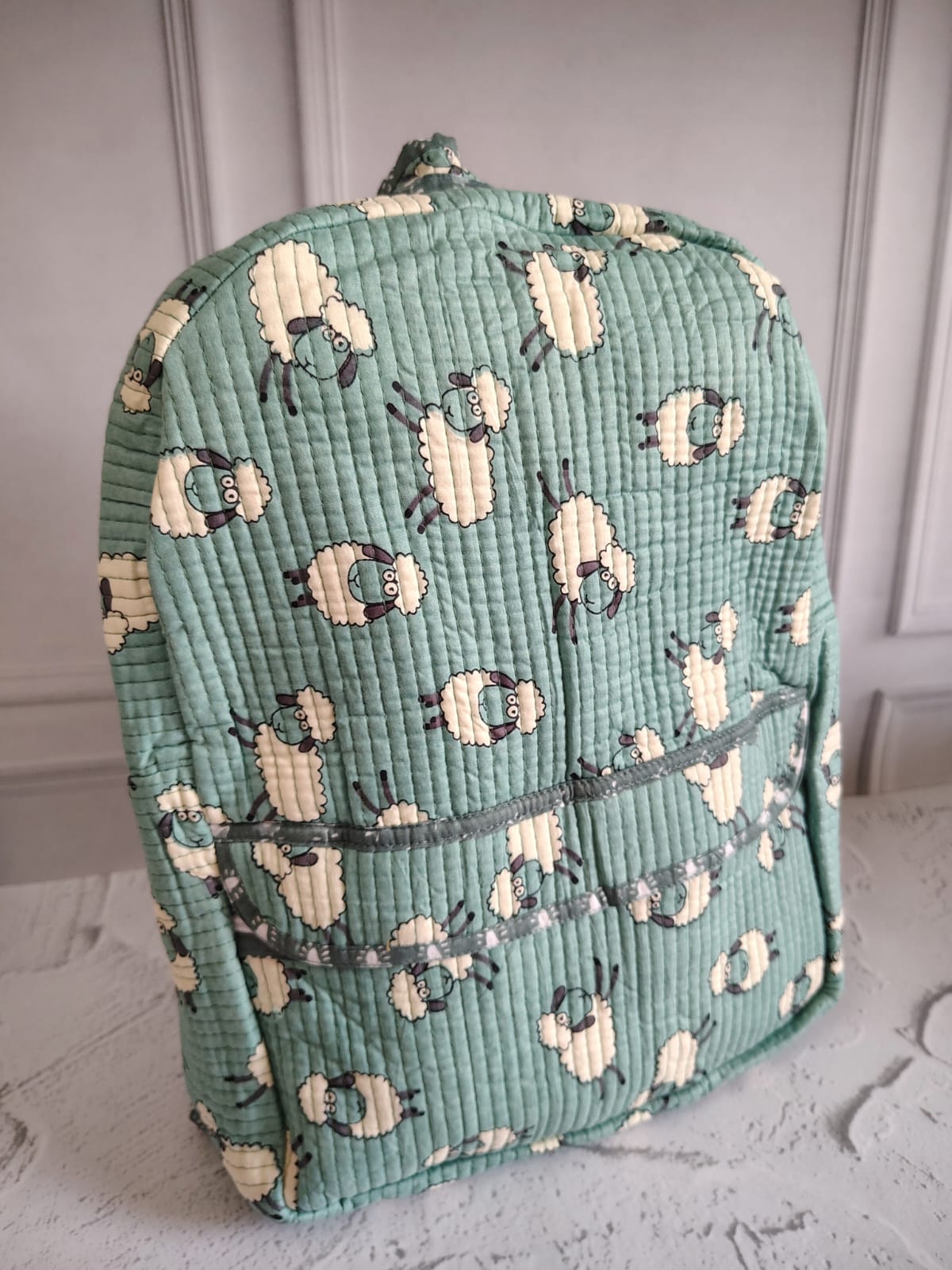 Hand Block Printed Backpack
