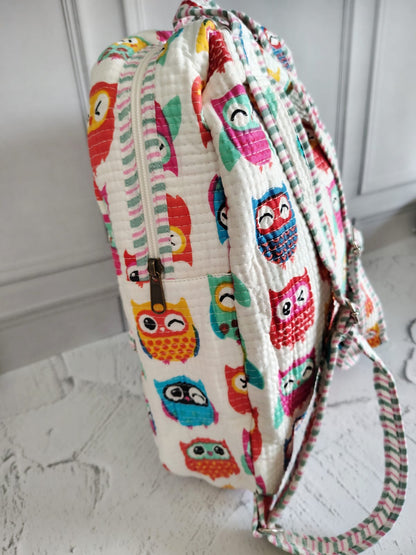 Hand Block Printed Backpack