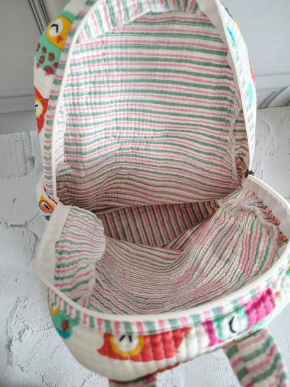 Hand Block Printed Backpack