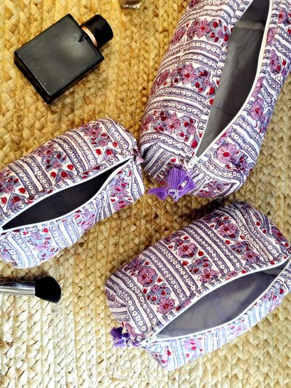 Set of Three Multipurpose Toiletry Bags