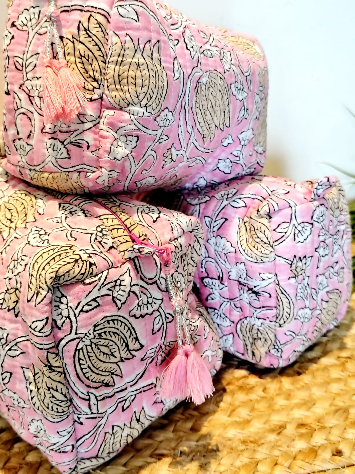 Set of Three Multipurpose Toiletry Bags