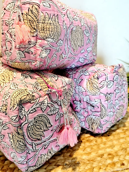 Set of Three Multipurpose Toiletry Bags