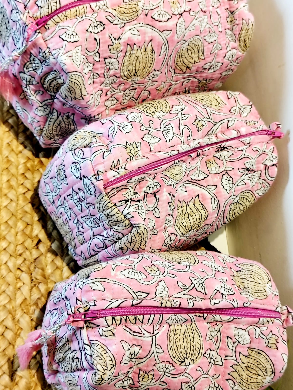 Set of Three Multipurpose Toiletry Bags
