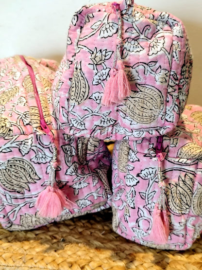 Set of Three Multipurpose Toiletry Bags