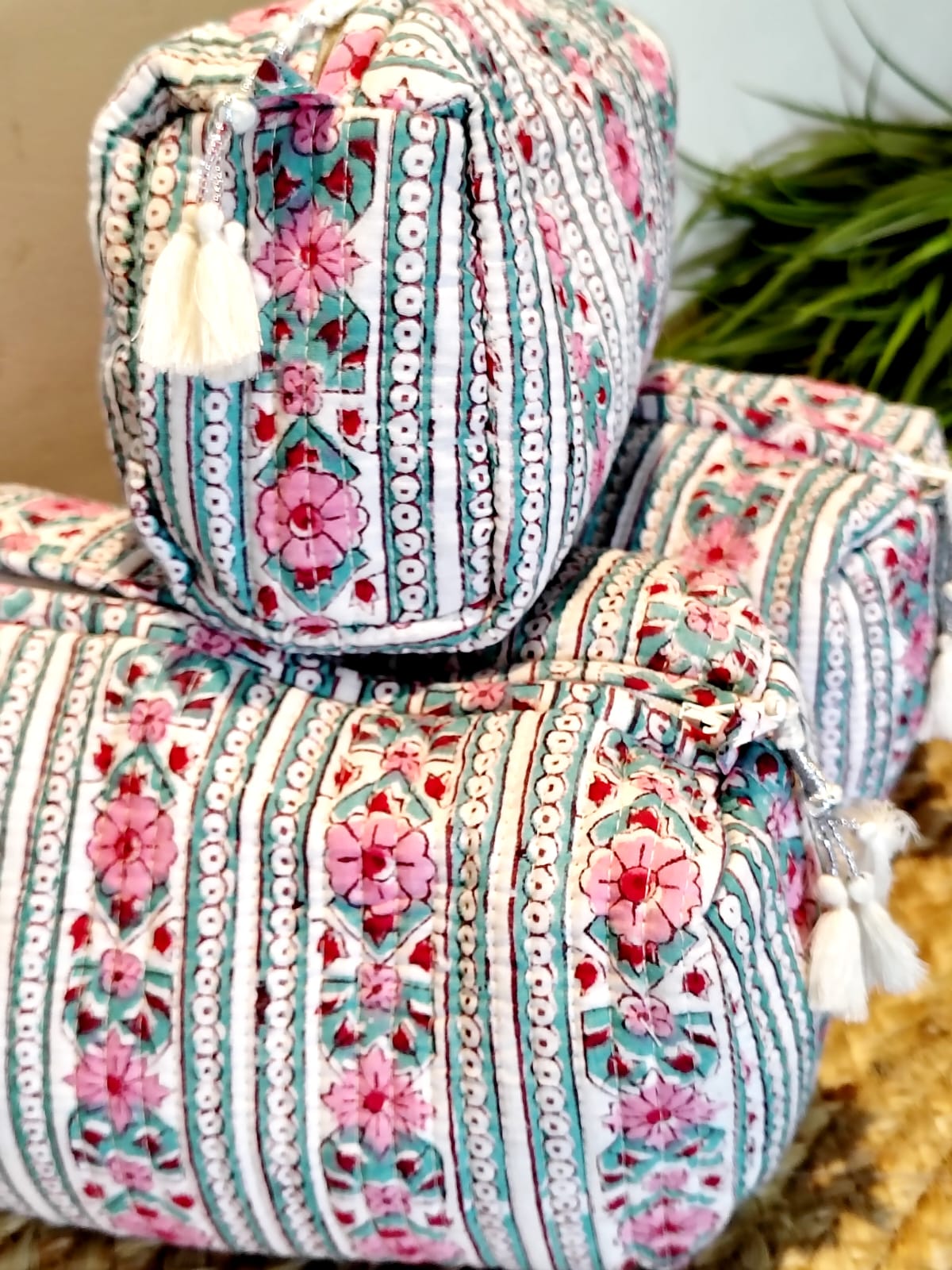 Set of Three Multipurpose Toiletry Bags
