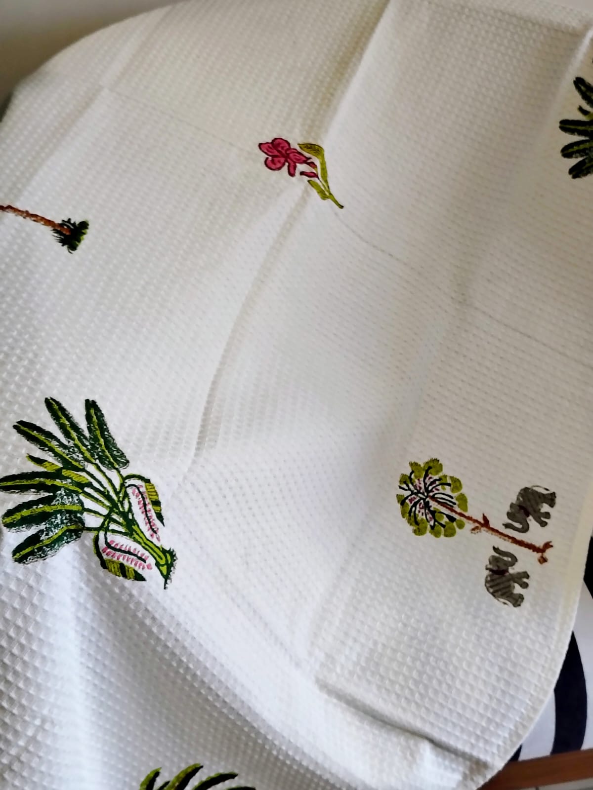 Handblocked Bath Towel