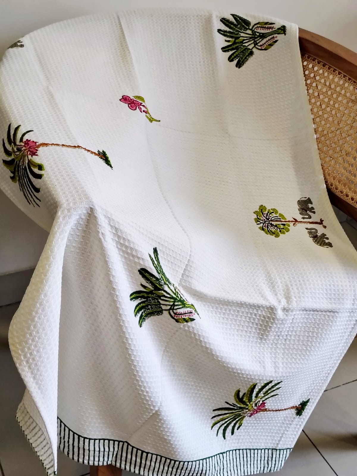 Handblocked Bath Towel