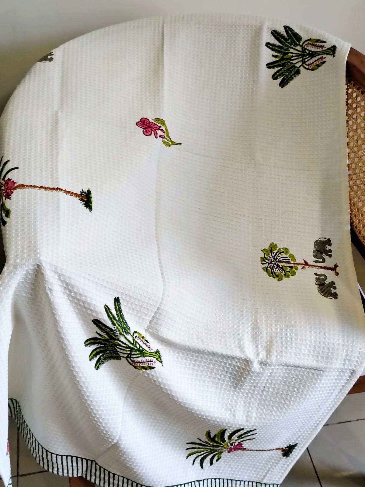 Handblocked Bath Towel