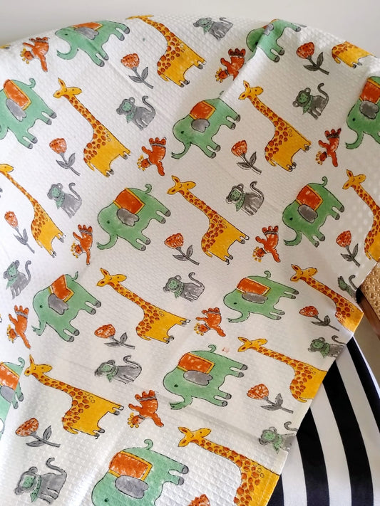 Handblocked Bath Towel
